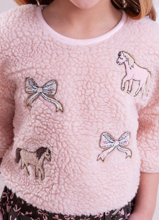 Blusa Infantil Carneirinho Patches Pituchinhus