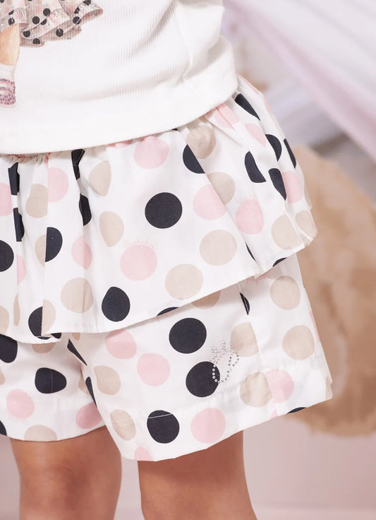 Short Infantil Poá Colorido Pituchinhus