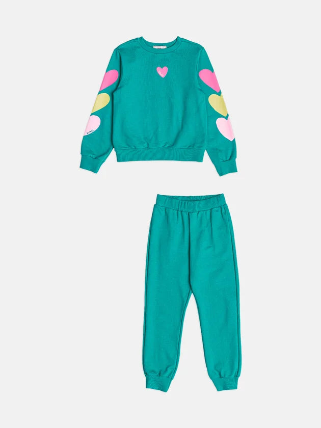 Conjunto Infantil Moletom Verde Bimbi