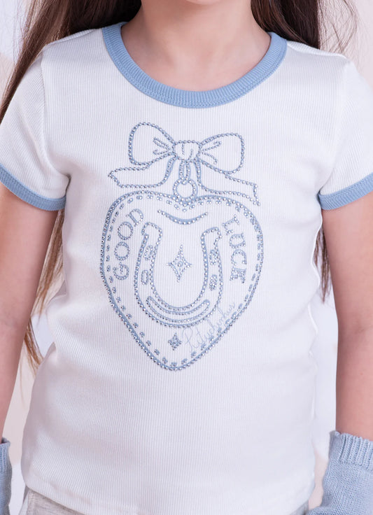 Blusa Infantil Good Luck Cristal Pituchinhus