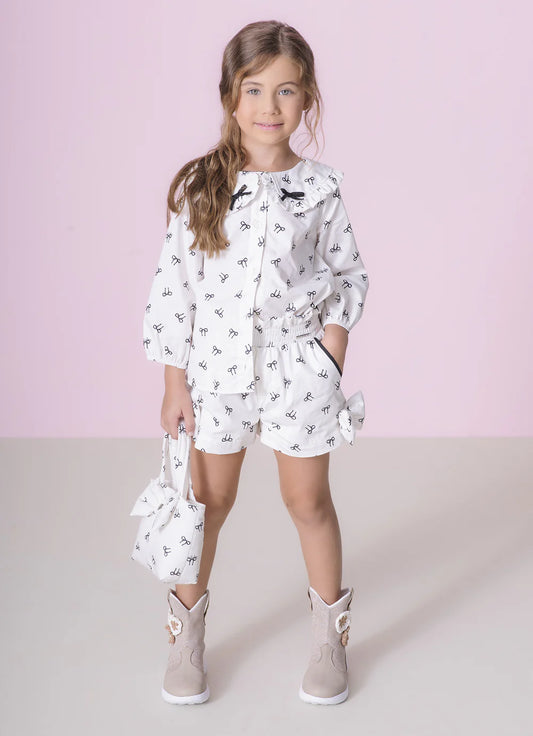 Short Laços Puffer Pituchinhus