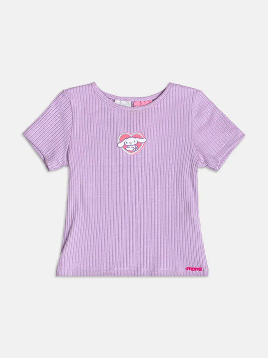 Blusa Lilás Canelada Momi