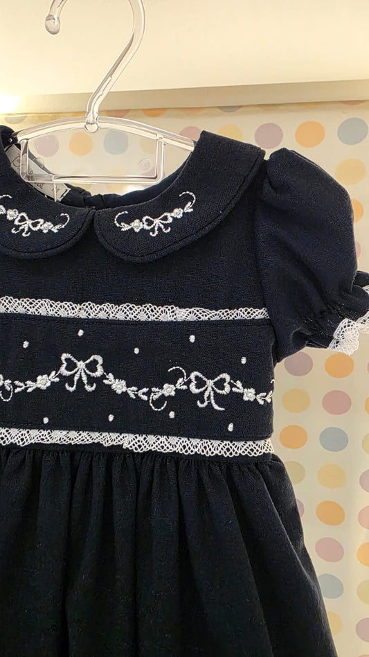 Vestido Bebê Marinho Buá