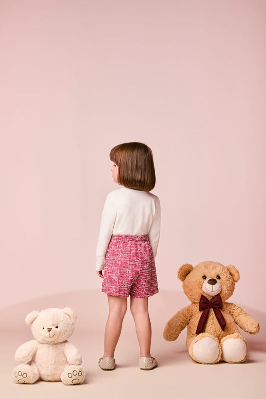 Conjunto Infantil Saia Tweed Momi