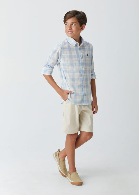 Camisa Social Xadrez UM+UM