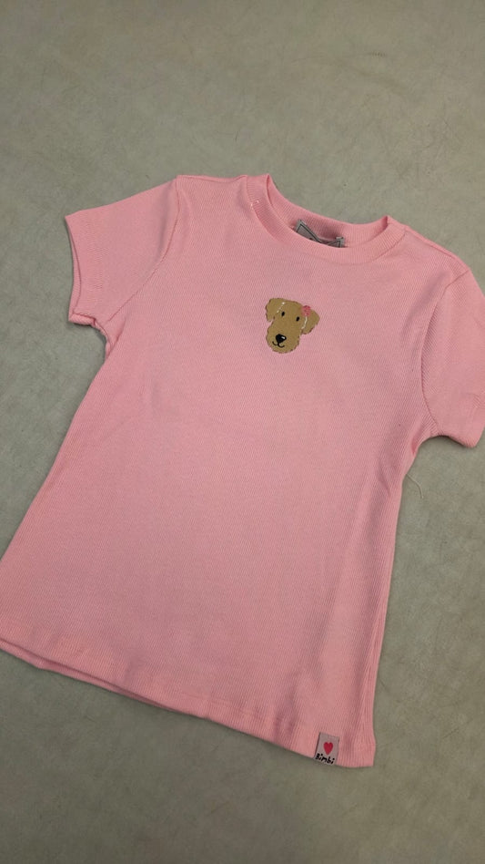 Blusa Infantil Rosa Dog Buá
