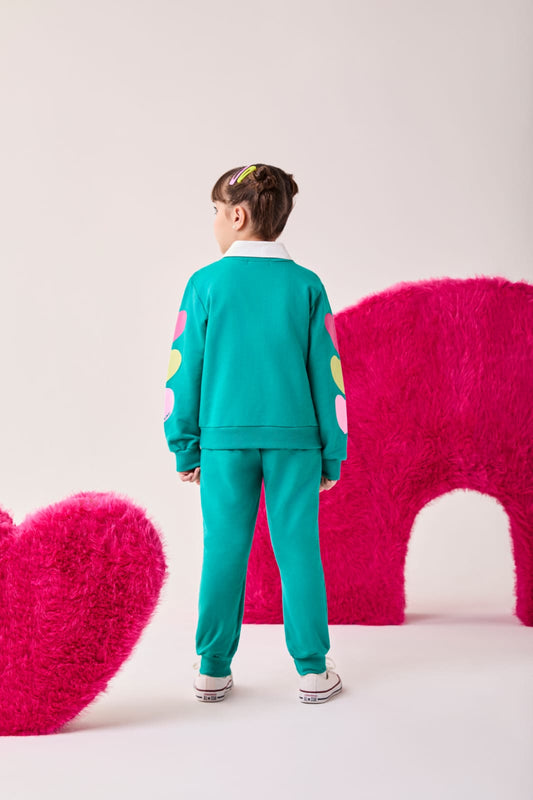 Conjunto Infantil Moletom Verde Bimbi