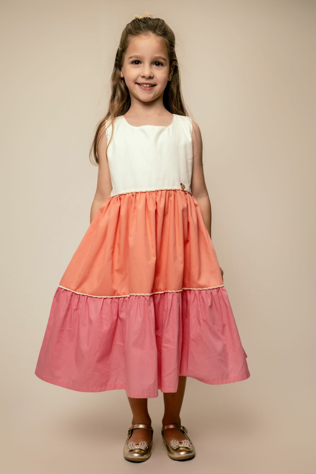 Vestido Infantil Coral Buá