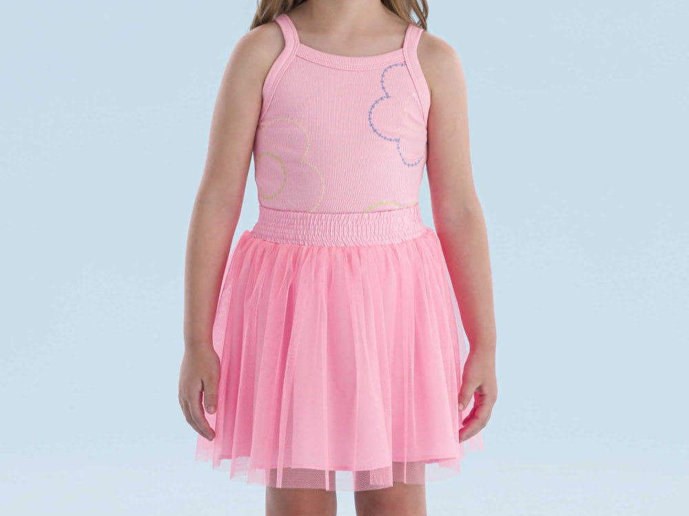 Conjunto Infantil Rosa Flúor Mon Sucré