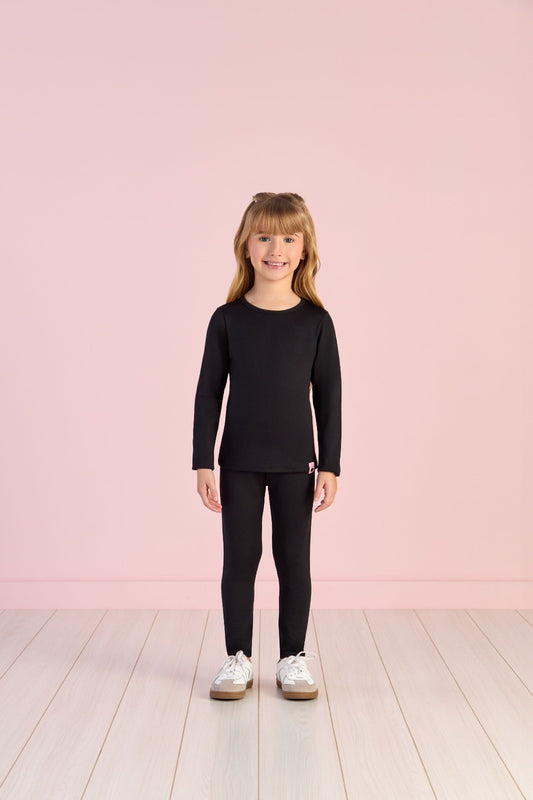 Conjunto Infantil Térmico Preto