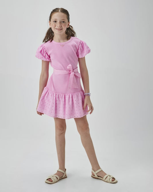 Vestido Rosa Malha UM+UM