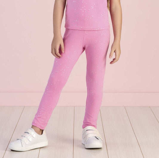 Legging Glitter Rosa Mon Sucré
