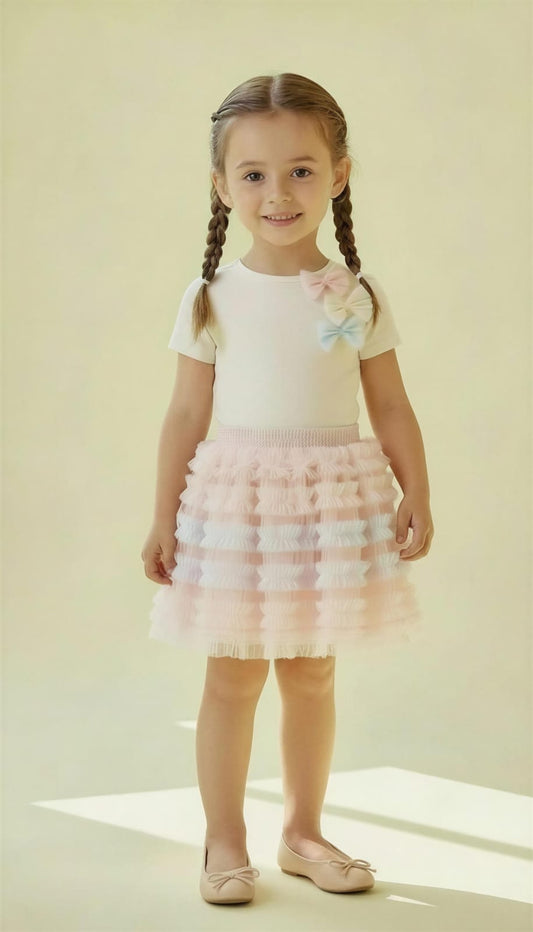 Conjunto Infantil Creme Color Petit Cherie