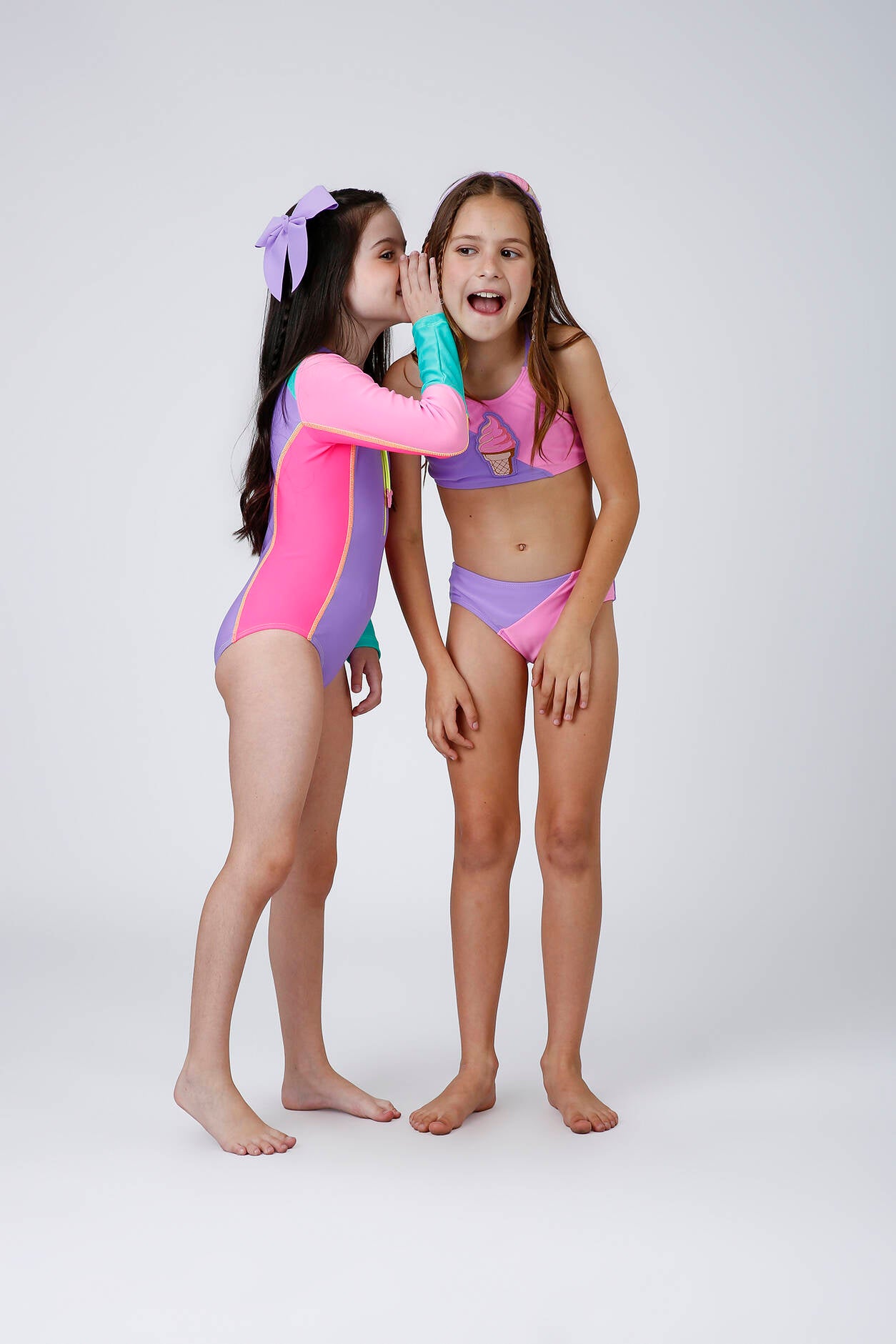 Laço Infantil Bia Lavanda Siri