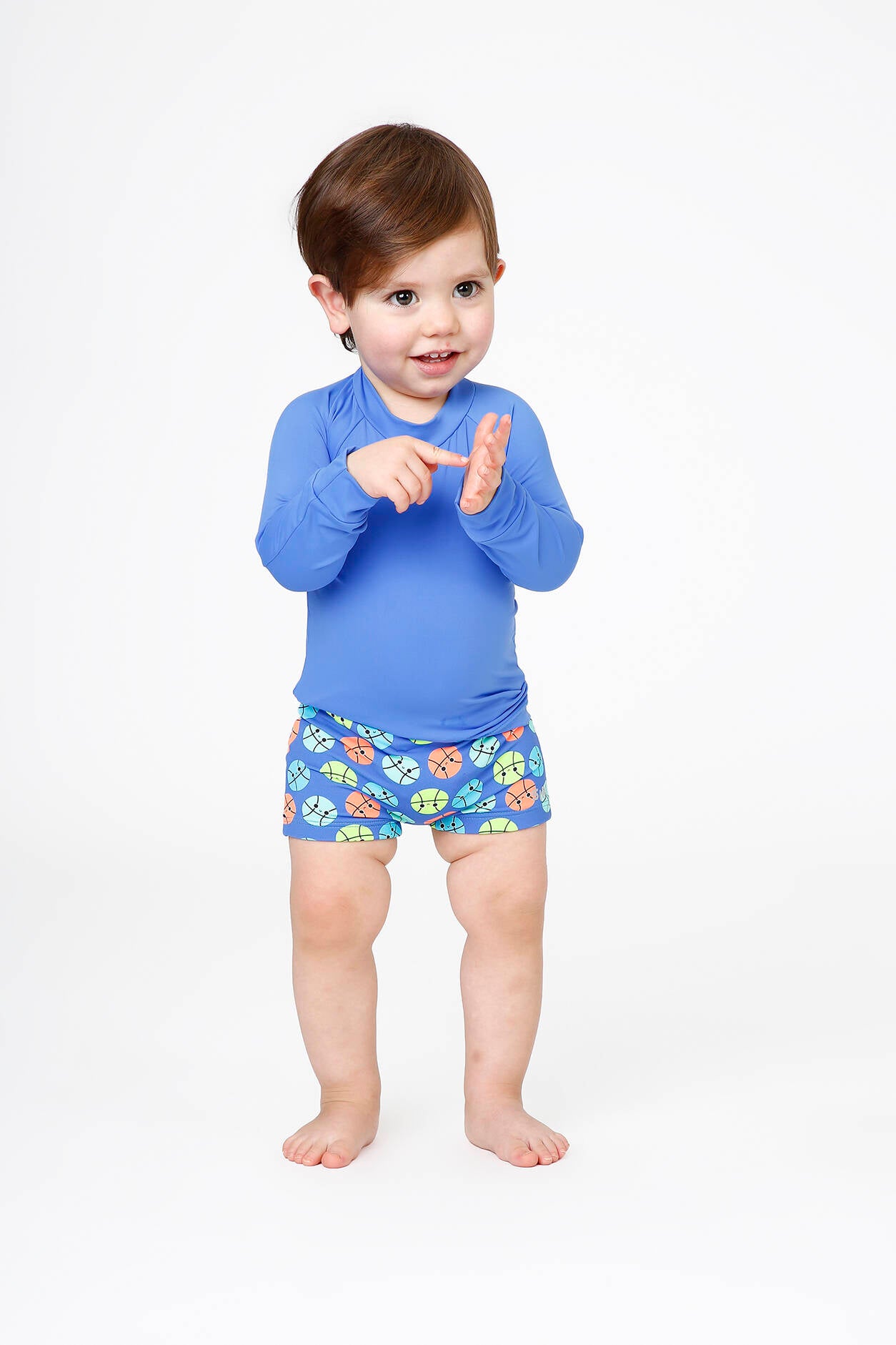 Blusa Proteção Praia Bebê Oceano Siri
