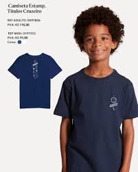 Camiseta Infantil Reserva Mini Títulos Cruzeiro