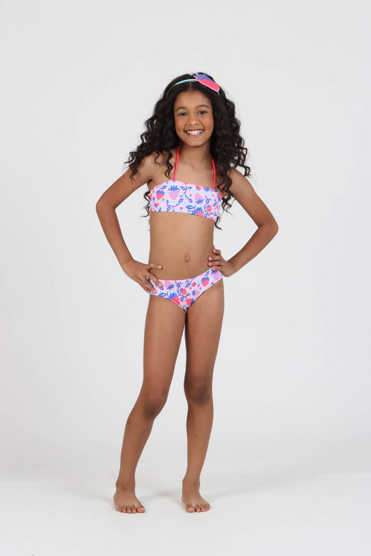 Biquíni Infantil Lara Morango Siri
