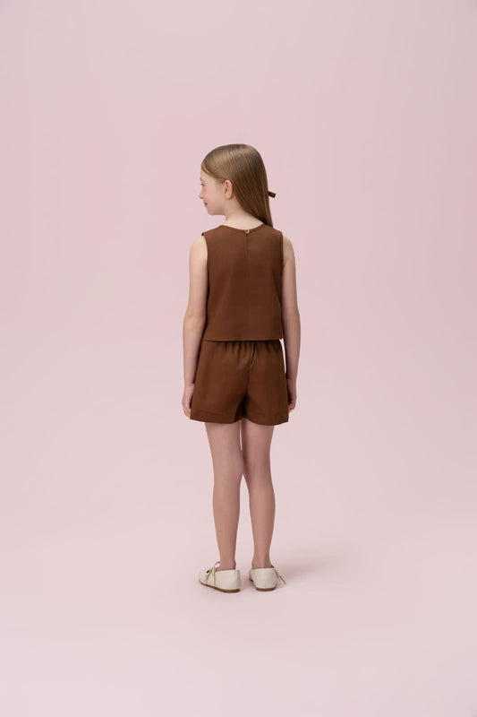 Conjunto Infantil Marrom Petit Cherie