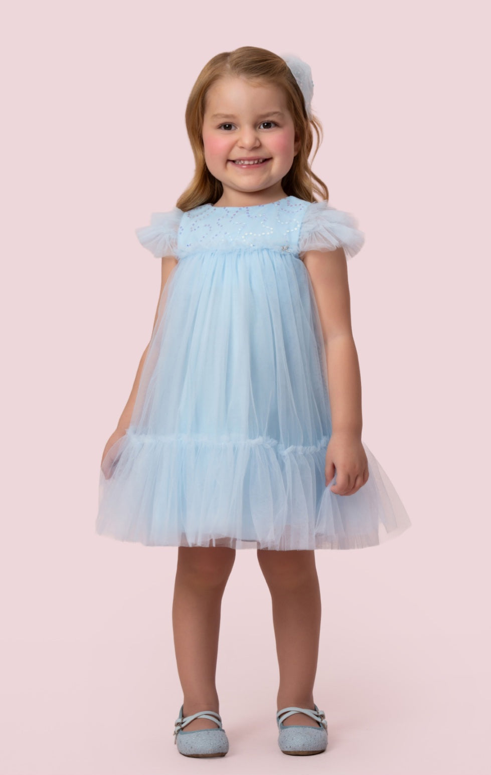 Vestido Infantil Brilho Petit Cherie