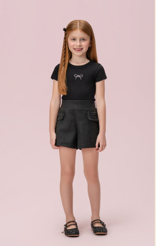 Conjunto Infantil Preto Petit Cherie