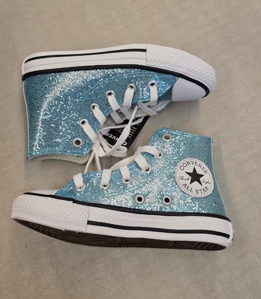 All Star Infantil Chuck Taylor Holiday Disco Água