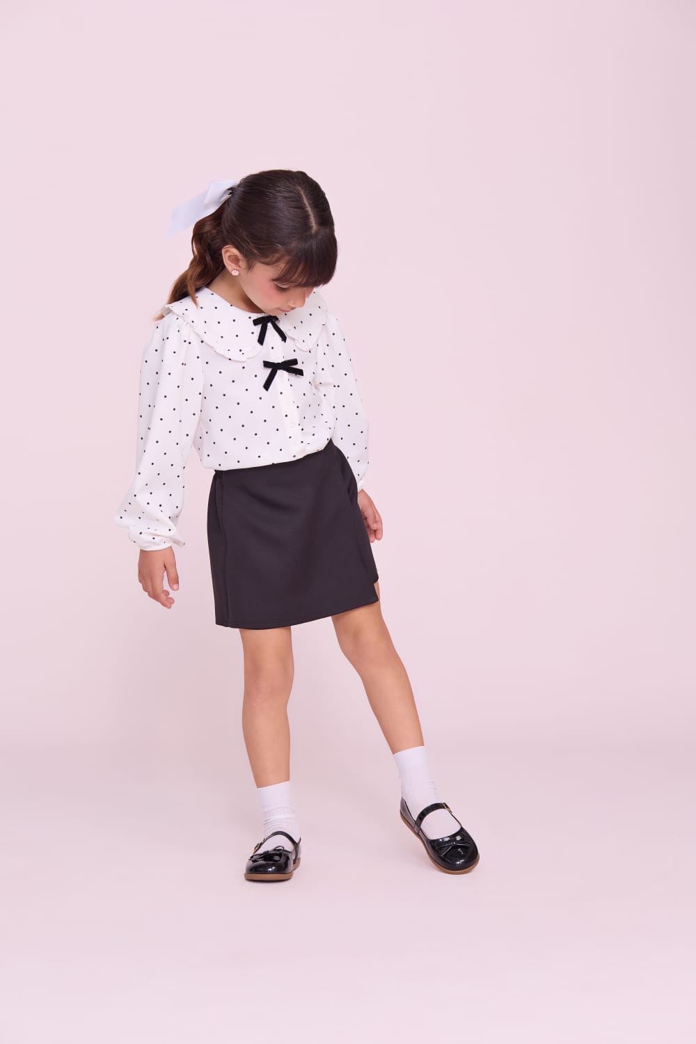 Conjunto Infantil Camisa Poá Buá
