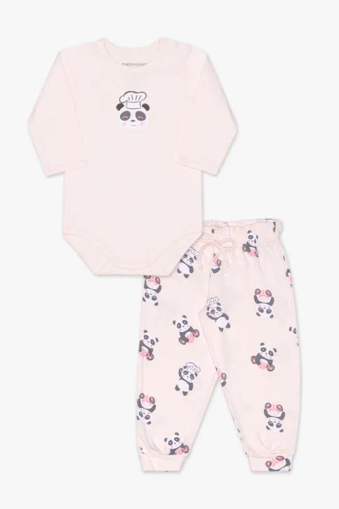 Conjunto Rosa Panda Dedeka
