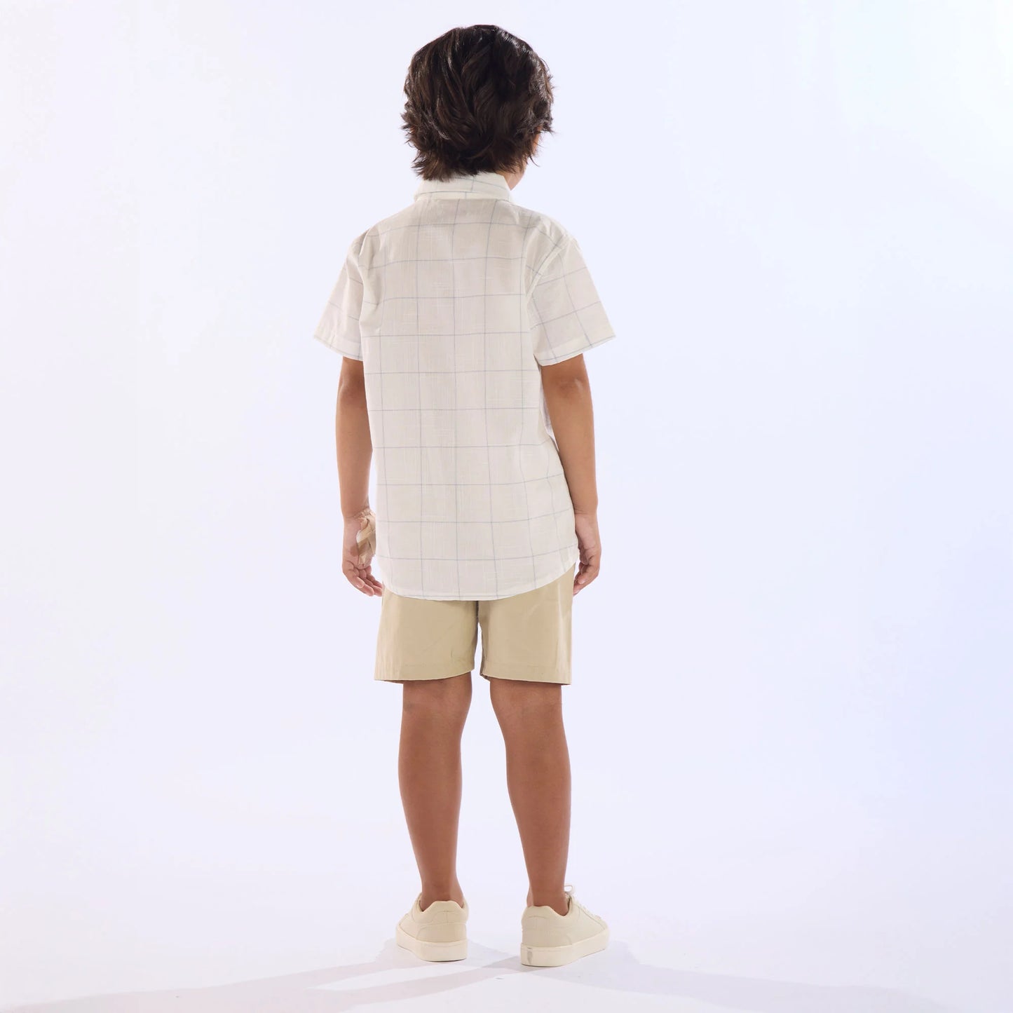 Conjunto Infantil Masculino Camisa Xadrez Buá