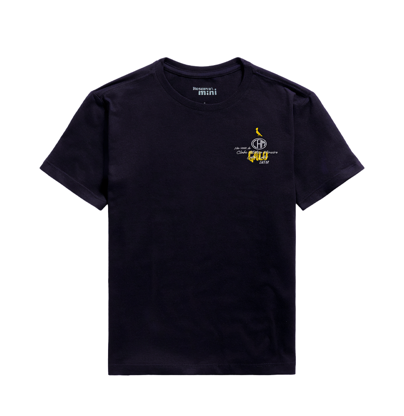 Camiseta Infantil Reserva Mini Preta Galo CAM