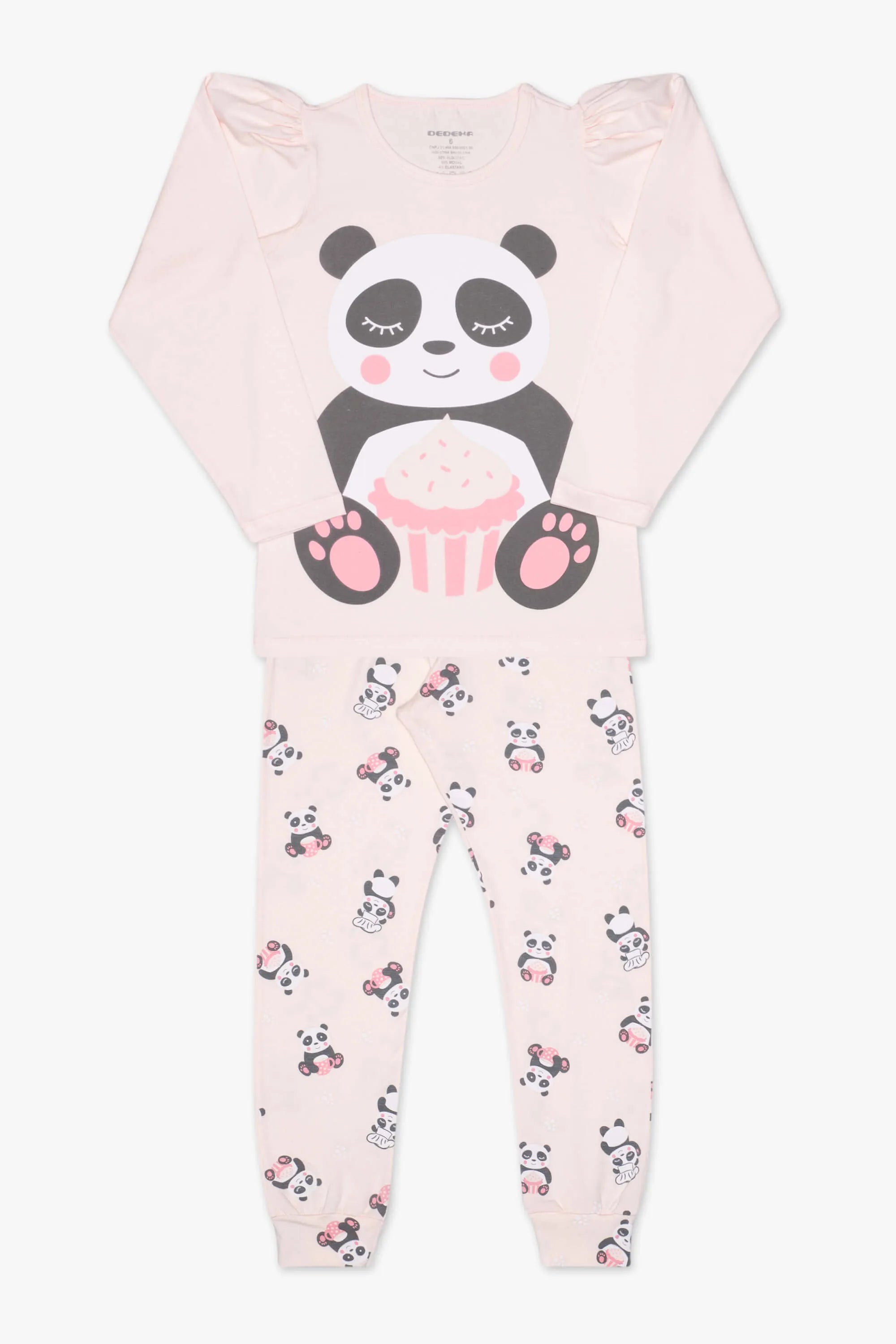 Pijama Panda Cupcake Dedeka