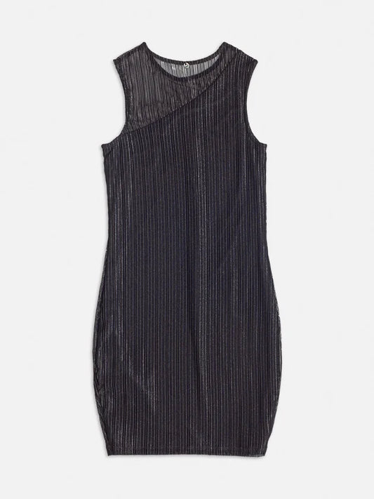 Vestido Tule Listrado Iam Authoria