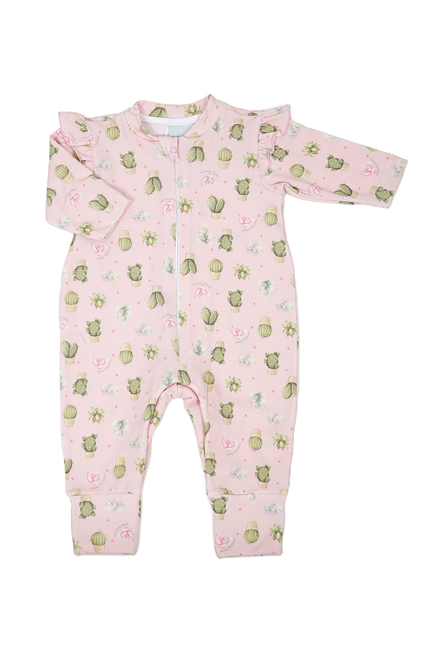 Macacão Zíper Cactos Baby Fashion