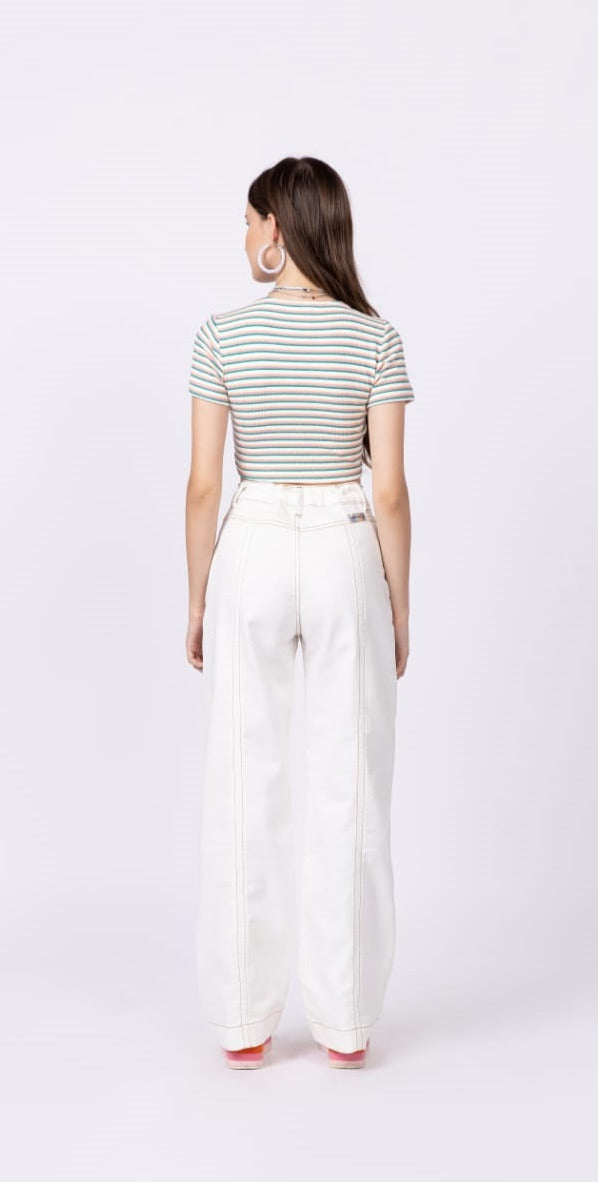 Cropped Listrado Color Two In
