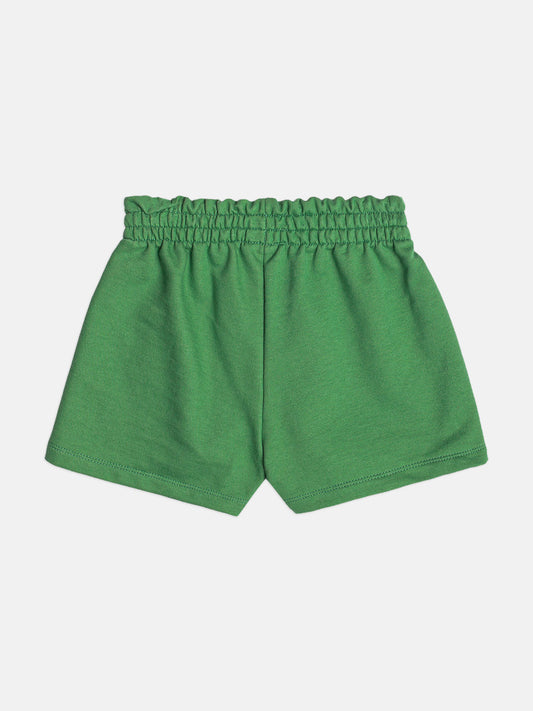 Short Infantil Menina Verde Strass Momi