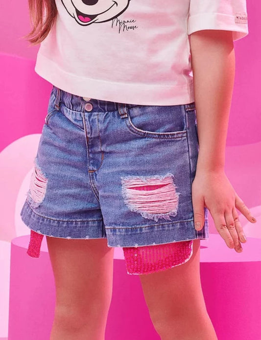 Short Bolso Paetê