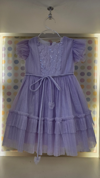 Vestido Bebê Lilás Petit Cherie