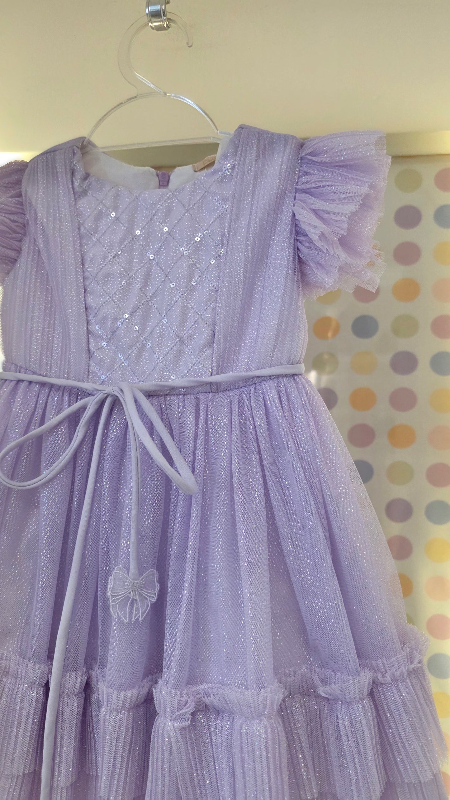 Vestido Bebê Lilás Petit Cherie