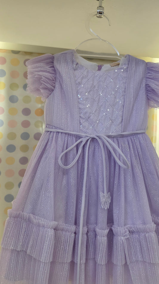 Vestido Bebê Lilás Petit Cherie