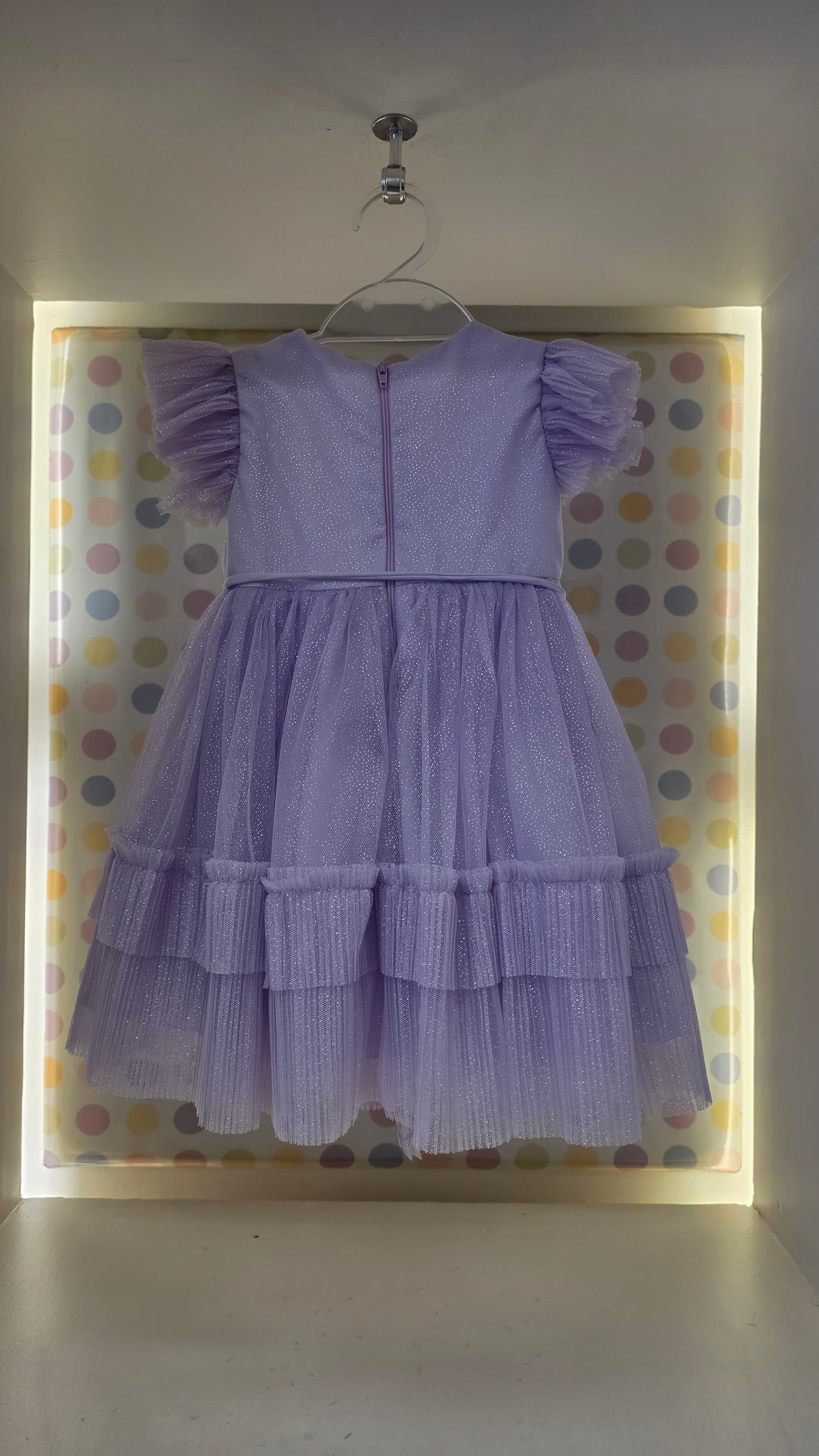 Vestido Bebê Lilás Petit Cherie