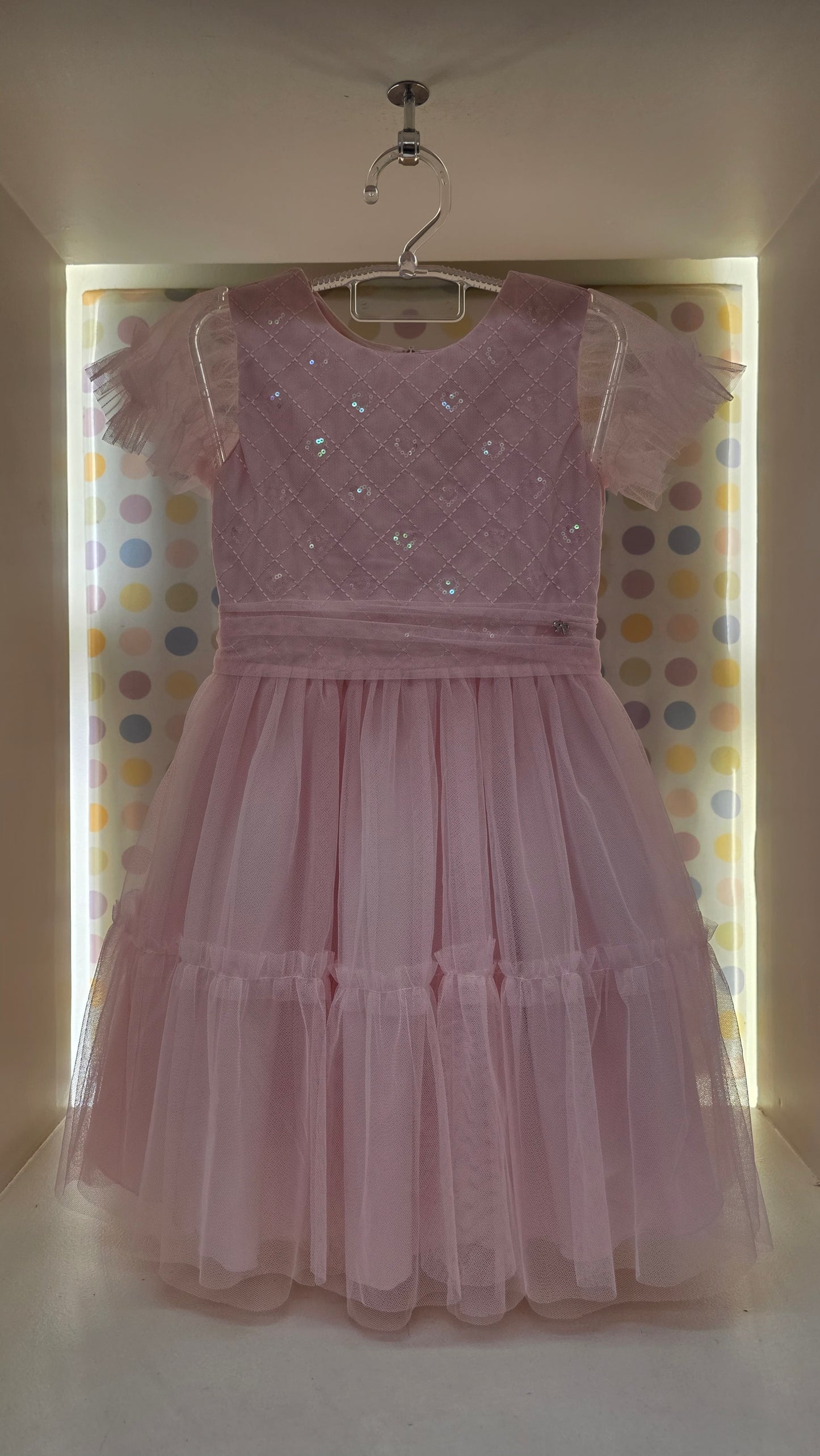 Vestido Infantil Mini Corações Petit Cherie