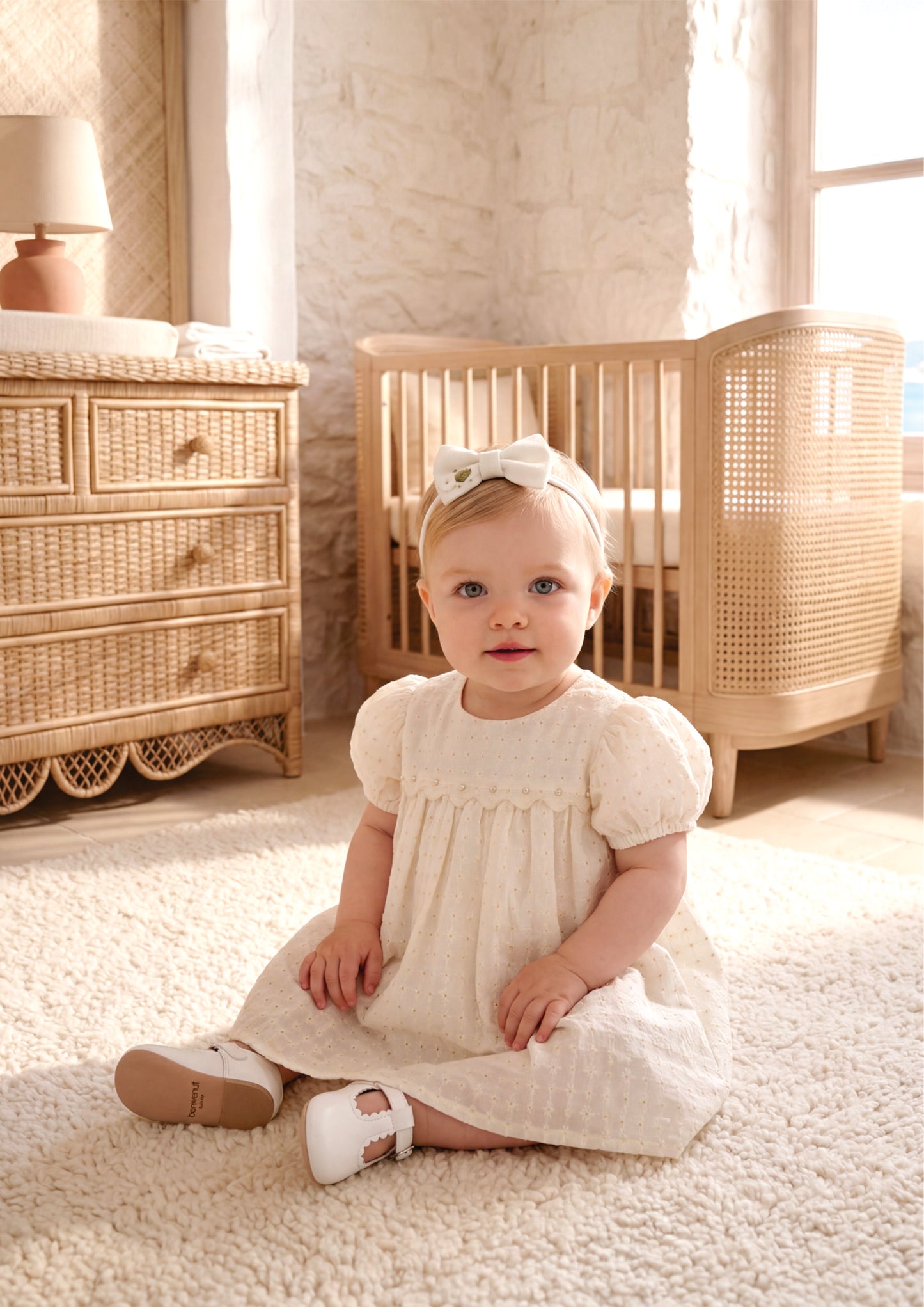 Vestido Bebê Menina Chiffon Off Buá