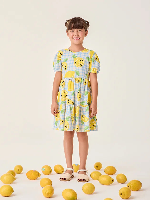Vestido Infantil Menina Limão Buá