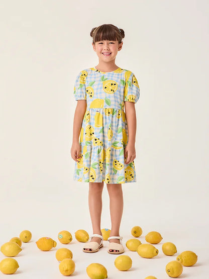Vestido Infantil Menina Limão Buá
