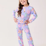 Pijama Infantil Lilás Monstrinhas Bimbi