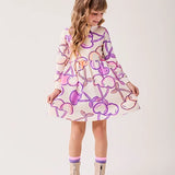 Vestido Infantil Off Cherry Bimbi