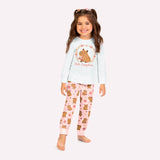 Pijama Infantil Rosa Capivara Buá