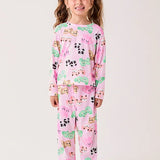 Pijama Infantil Rosa Pantufas Buá