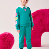 Conjunto Infantil Moletom Verde Bimbi