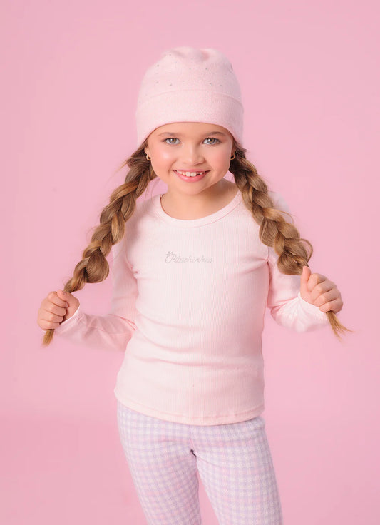 Blusa Infantil Ribana Rosa Pituchinhus