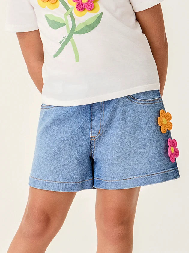 Conjunto Infantil Menina Flor Crochê Buá